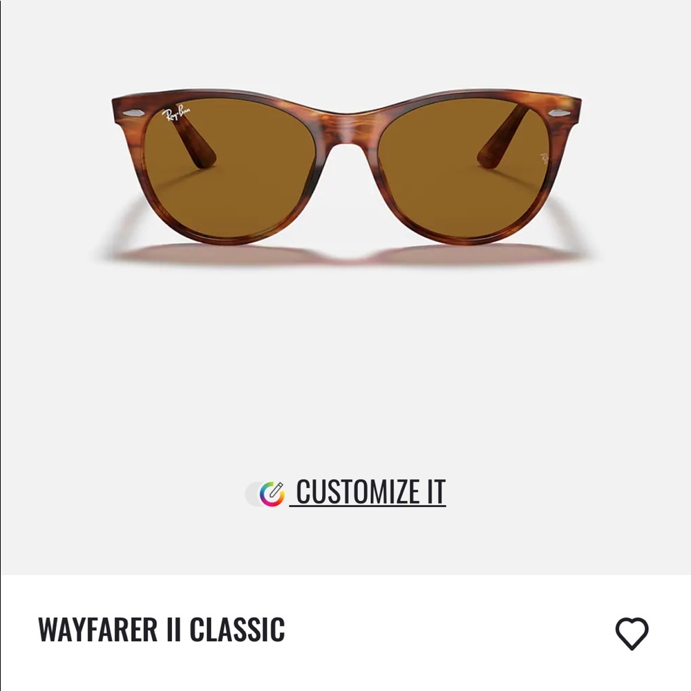 These are the Ray-Ban Classic II in the color ‘Gloss Striped Havana’ in brown.